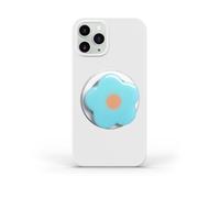 Phone Grip Compatible with Magsafe - Cute Flower Series Multi Functional Magnetic Phone Grip with Expanding Kickstand Include Magnetic Adapter Ring (Blue)