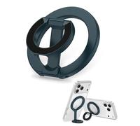 Phone Grip for MagSafe with Kickstand,Dual-Sided Magnetic Finger Ring Holder,Magnetic Gym Grip Metal Loop Stand Compatible with MagSafe Car Mount,iPhone 17/16/15/14/13/12 Series, Samsung Galaxy,Pixel