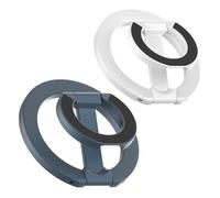 Phone Grip Holder, Dual-Sided Magnetic Design, 5.7x5.6cm, Adjustable Kick stand Löop, Magnet Phone Stand Grip, 360 Degree Rotatable Ring, For Smartphones