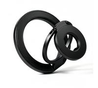 Phone Grip Holder Dual-Sided Magnetic Finger Ring Adjustable Kickstand Loop for iPhone 17/16 Pro Max/15 Plus/14 Pro/13 Mini/12, Samsung, Magnet Phone Stand Grip Compatible with Mag Car Mounts