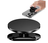 Phone Holder - 360° Rotating Magnetic Phone Stand for Viewing, Compatibility with Most Smartphones, Mount Stands for Automobile, Office, Gym, Golf Cart, Metal Material, Portable Use