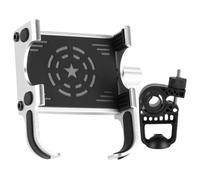 Phone Holder, Adjustable Handlebar Cellphone Holder, 3.15x3.15 Inches Secure High Speed Lock, Smartphone Cradle, Ideal for Cycling and Electric Scooters, Fit to All Smartphones