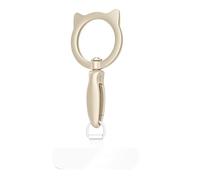 Phone Holder Aluminium Alloy Clip None Adhesive Strap Patches for Full Protective Mobile Case Multifunctional Holder Accessories