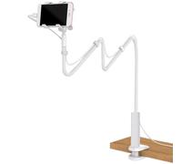 Phone Holder Bed Phone Holder Mount with Flexible Arm 360 Degree RotatPhone Clamp Clip Stand Bedside Bracket Stand