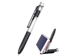 Phone Holder Capacitive, Foldable Capacitive Pens, Mobile Phone Stand Touch Screen Capacitive, Adjustable Angle With LED Light, Multifunctional for Touch Screen Devices