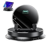 Phone Holder - Car Phone Holder - 78mm Car Phone Mount | Dashboard Mount with Smart Induction Sensor 360° Rotation Anti-Slip Silicone Build for Secure Hands-Free Use While Driving or Navigating