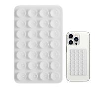Phone Holder - Double Sided Suction Cup Silicone Phone Case | Compact Smartphone Holder for Selfies, Videos, Chats and Sideways, Non-Slip, Adhesive, Strong Hands-Free Calling, Heavy Duty