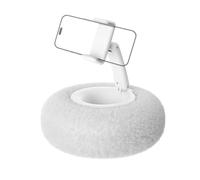 Phone Holder, Durable ABS Material | 0.88lb Seven Inch Folding Swivel Cushion, Lede Plush Pillow Holder Provides Hands-free Comfort for Relaxing