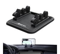 Phone Holder for Car, Car Dashboard Phone Pad - Dashboard Mobile Phone Stand Mat, Sunproof Pad, Road Trip Phone Stand with Temporary Parking Number Plate for Caravan, SUV, Truck