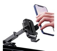 Phone Holder For Car - Strong Dashboard Suction Cup Mount Featuring Adjustable Grip, 360 Degree Rotating Ball Head, Universal Compatibility | Stable Hands-Free Smartphone Cradle For Driving Navigation