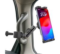 Phone Holder for Car Truck Pickup Grab Handle, [Strong & Stable Clamp] Car SUV A Pillar Handle Phone Mount with Metal Adjustable Arm for iPhone 17 16 15 Pro Max, Glalaxy A Z S Serie, 4.7-8.0" Phone