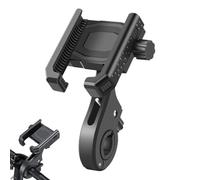 Phone Holder for Handlebars, Bike Phone Holder | Versatile Adjustable Phone Holder - Space-Saving Cycling Accessory, Mobile Phone Clip for Cycling