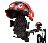 Phone Holder for Motorcycle | Bicycle Phone Holder with Helmet | Cycling Equipment for Video Recording GPS Viewing Calling Live Streaming Road Trips