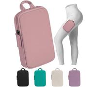 Phone Holder for Running Men and Women - Magnetic Bag for Walking, Jogging & Workout - Snap-On Leg, Chest, or Waist - Running Pouch, Hands-Free Carrier, Fits All Phones, Running Gear Accessories, Pink