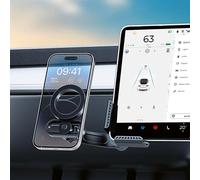 Phone Holder for Tesla Models and Accessories 2025, No Glue Required, MagSafe Magnetic Phone Holder for Tesla Car Dashboard Model 3/Y/S/X/Cybertruck (For Tesla Car Dashboard Model 3/Y/S/X/Cybertruck)