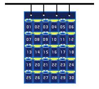 Phone Holder in the Classroom, Numbered Pocket Charts, Various The Talking Holder of the Mobile Phone is equipped with numbered pockets, making it easy to store items