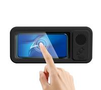 Phone Holder in the Shower, 360 Degree Rotation and Speaker - for Mobile Wall Mount | for Improved Sound in Bathroom Mirror Bathtub Wall Car Dashboard Grille