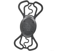 Phone Holder Mount for Cyclists Using For Garmin Bike Computers Supports 4.7 to 6.9 Inch Smartphones Nylon Silicone Material for Ride Safety (A)