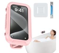 Phone Holder Shower, Shower Phone Waterproof | Waterproof Phone Holder - 360 Degree Adjustable Adhesive Anti Slip Touch Anti Antidivi