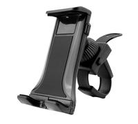Phone Holder, Treadmill Mount, Adjustable Clamp Design, 360° Rotating Stand, Tablet Bracket Accessory, Ideal for Fitness Equipment, Gym Workouts, Golf Carts, Exercise Machines