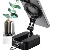 Phone Holder with Magnet - Foldable Magnetic Mobile Phone Stand, Strong Metal Crib, Adjustable Desk Footrest, Secure Stand for Airplane Transmission