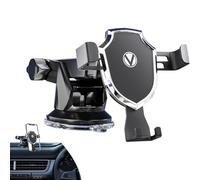 Phone Holder with Suction Cup - 360 Degree Rotating Holder, Adjustable Windscreen Stand on the Dashboard, Retractable Holder for Mobile Device | Car SUV Truck RV Dashboard Mounting Accessory for On