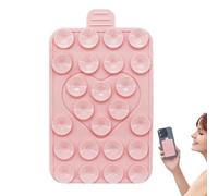 Phone Holder with Suction Cup, Phone Suction Cup Grip - Non-Slip Phone Holder Sucks Phone Case | Adjustable Silicone Adhesive Accessories, Portable Strong Suction Case for Video Calls, Live Overt