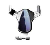 Phone Holders for Your Car with Metal Hook Clip, Air Vent Cell Phone Stand Car Mount, Universal Automobile Cradle for Garmin GPS Fit iPhone Android and All Smartphones, Dark Black