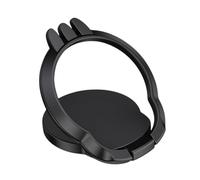 Phone Kickstand - Metal Finger Holder for Mobile Phones, Secure Guarantee with Adhesive Back | Hands Free Bands for Video Calls, Recording, Typing, Cap