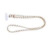 Phone Lanyard - Aluminum, PU Leather 47.24 Inches | Anti-lost Smartphone Chain Charm Cross Phone Strap | Women Girls Wrist Neck Party Shopping Travel Office C