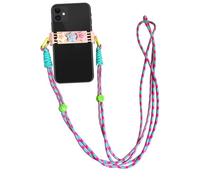 Phone Lanyard | Cell Phone Necklace - The Strap Case Does Not Irritate The Skin, Adjustable Back Clip, Cute Style For Smartphone, Laptop., Pink, Se référer au descriptif, Refer to description