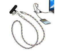 Phone Lanyard, Fast Charging Cable for Phone, 2 in 1 Anti Theft Cellphone Strap with Portable Charging Cable, Universal Connector for Tablet Smartwatch Earphones Laptop Travel Daily Use