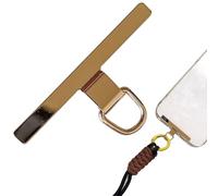 Phone Lanyard Patch - Metal Clamping Tab Connector, Universal Compatibility Design, Secure Safety Attachment Attachment | Reliable Phone Carrying Mount