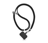 Phone Lanyard Universal Cell Phone Lanyard with Adjustable Nylon Neck Strap For Hanging Rope(Black)