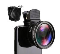Phone Lens Kit Detachable Universal Lens | 0.45X Wide Angle 15x Super Macro Lens Kit for Travel, Panorama, Nature, Portrait, Close-Up, Building, Outdoors, Still Life,