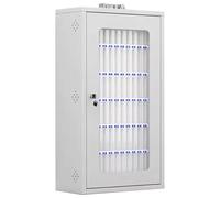 Phone Locker for Classroom, Secure Mobile Storage Cabinet with Ventilation Holes, Up to 102 Bits Phone Safe Deposit Box