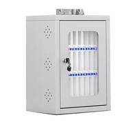 Phone Locker for Classroom, Secure Mobile Storage Cabinet with Ventilation Holes, Up to 102 Bits Phone Safe Deposit Box