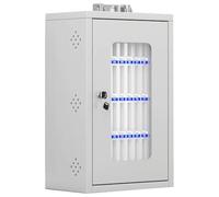 Phone Locker for Classroom, Secure Mobile Storage Cabinet with Ventilation Holes, Up to 102 Bits Phone Safe Deposit Box