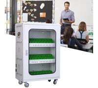 Phone Locking Box Charging Station for Study Room Steel Locker for Mobile Phones Multi-Device Charger Secure Storage Ideal for Schools and Offices 50E