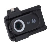 Phone Macro Lens with Professional Optical Glass for Smartphone Macro Photography with CPL and LED Light for Plants and Jewelry,ABS Black, Compatible All Smartphones (150X)