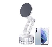 Phone Magnet for Car, Cellphone Support 360 Degree Rotating, Foldable Smartphone Suction Mount for Dashboard Windshield Truck RV Delivery Taxi