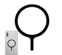 Phone Magnet Ring - Weak Signal Interference Prevention, Ultra-Thin Wireless Charging Strip, Strong Adhesive 5cm Magnetic Sheet, Universal Accessory Case Mount | for Men Women Home Car Travel