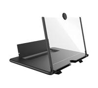 Phone Magnifier, Optical Zoom Piece, Large Display Shield, Blue Light Filter, Foldable Design Gear, Media Utility Supply, White Acrylic Lens For Smartphone Cinema Theater Bedroom Desk Watching