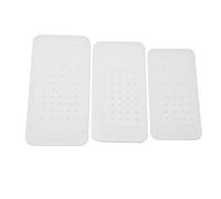 Phone Mainboard Installation Pad Rubber LCD Screen Assembly Board Tool 3Pcs Set for Curved and LCD Screen Repair Fixing Reliable Practical