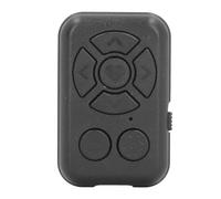 Phone Media Controller, Rechargeable Bluetooth Phone Remote 7 Keys Wireless Media Controller Volume Adjustment Photo Video Remote Controller for Novels Photos Videos (Black)