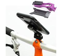 Phone Mount for BROMPTON folding bike Smartphone Holder Fits ANY PHONE in PURPLE