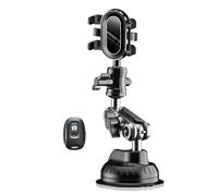 Phone Mount for Car Center Console Stack Super Adsorption Holder On-board Suck Clamp Bracket Hand-Free Dashboard Phone Holder for Car Windshield Adjustable Cell Phones for Hand Grip