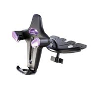 Phone Mount for Car,with Music Slot Adjustable Automatic Clamping - Cell Phone Automobile Cradles Car Holder | for Sedan SUV RV Automotive Men Women Driver Travel Road Trip