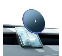 Phone Mount Holder for Tesla Model 3 Highland Model Y Juniper 2025 with 15W Wireless Charging, Tesla Phone Charger for Magsafe, 2025 Model 3 Model Y Accessories, for iPhone 16 15 14 13 12 Series