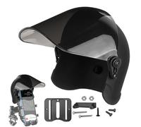Phone Mount | Motorcycle Helmet Holder | Sun Shade Navigation Mount For Motorbike And | Anti-Glare Mobile Stand With Adjustable Clip For Riding, GPS Use, Travel And Outdoor Safety